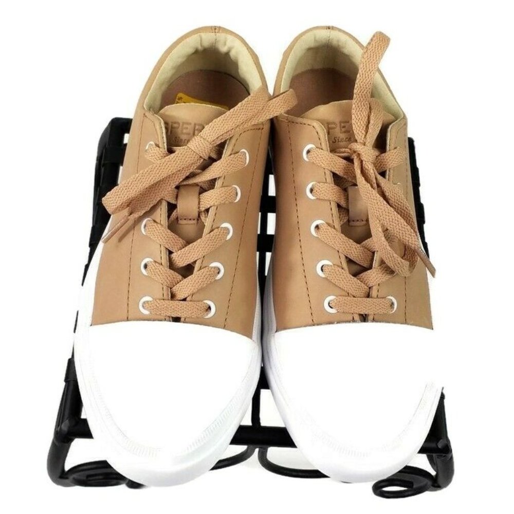 Sperry Topsider Haven Nude Cap Toe Fashion Sneaker Womens Size 6 NEW